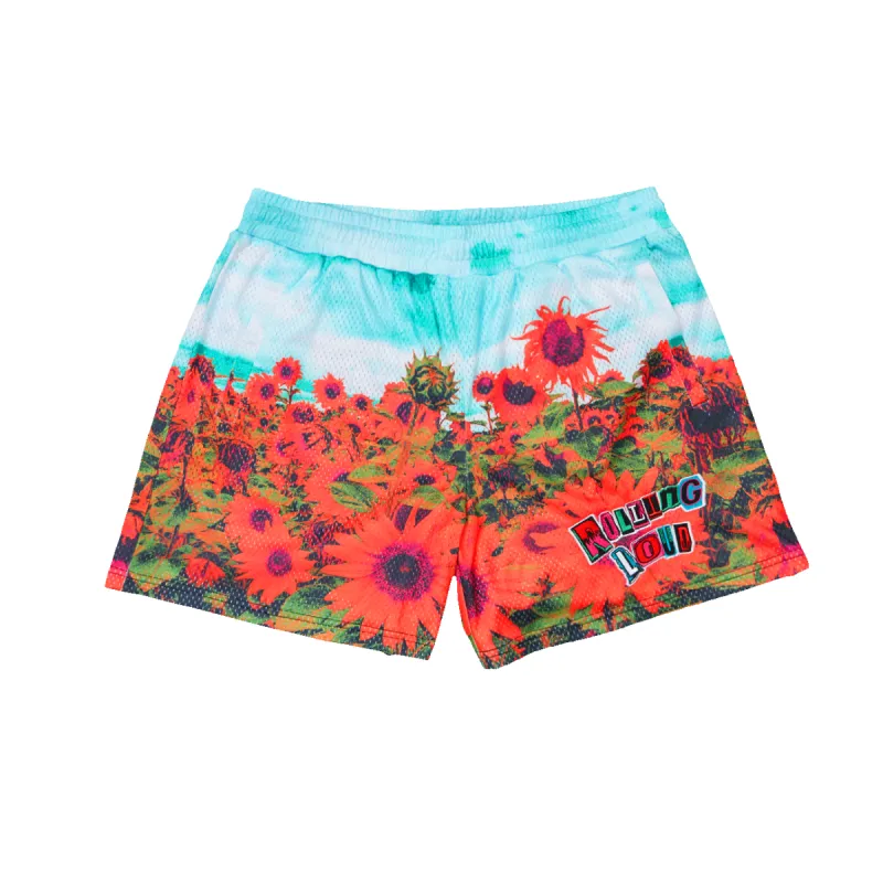 RL Sunflower Shorts sold by Rolling Loud Merch