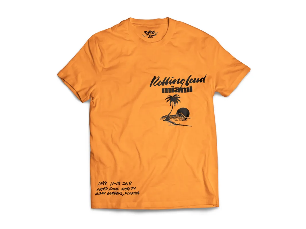 Miami Safety Tee sold by Rolling Loud Merch