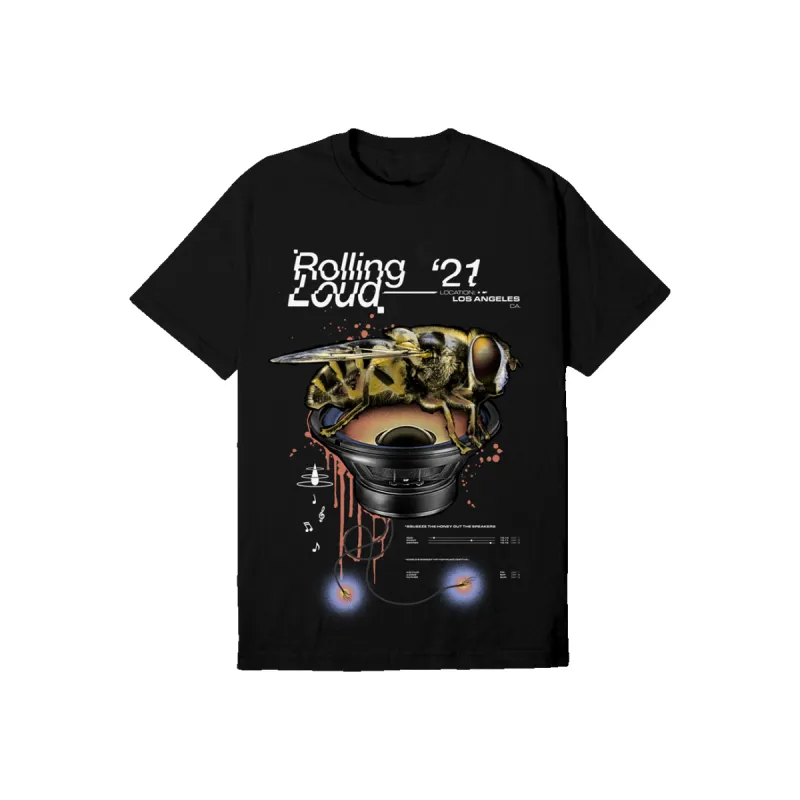 Sound So Sweet T Shirt Black LA 2021 sold by Rolling Loud Merch
