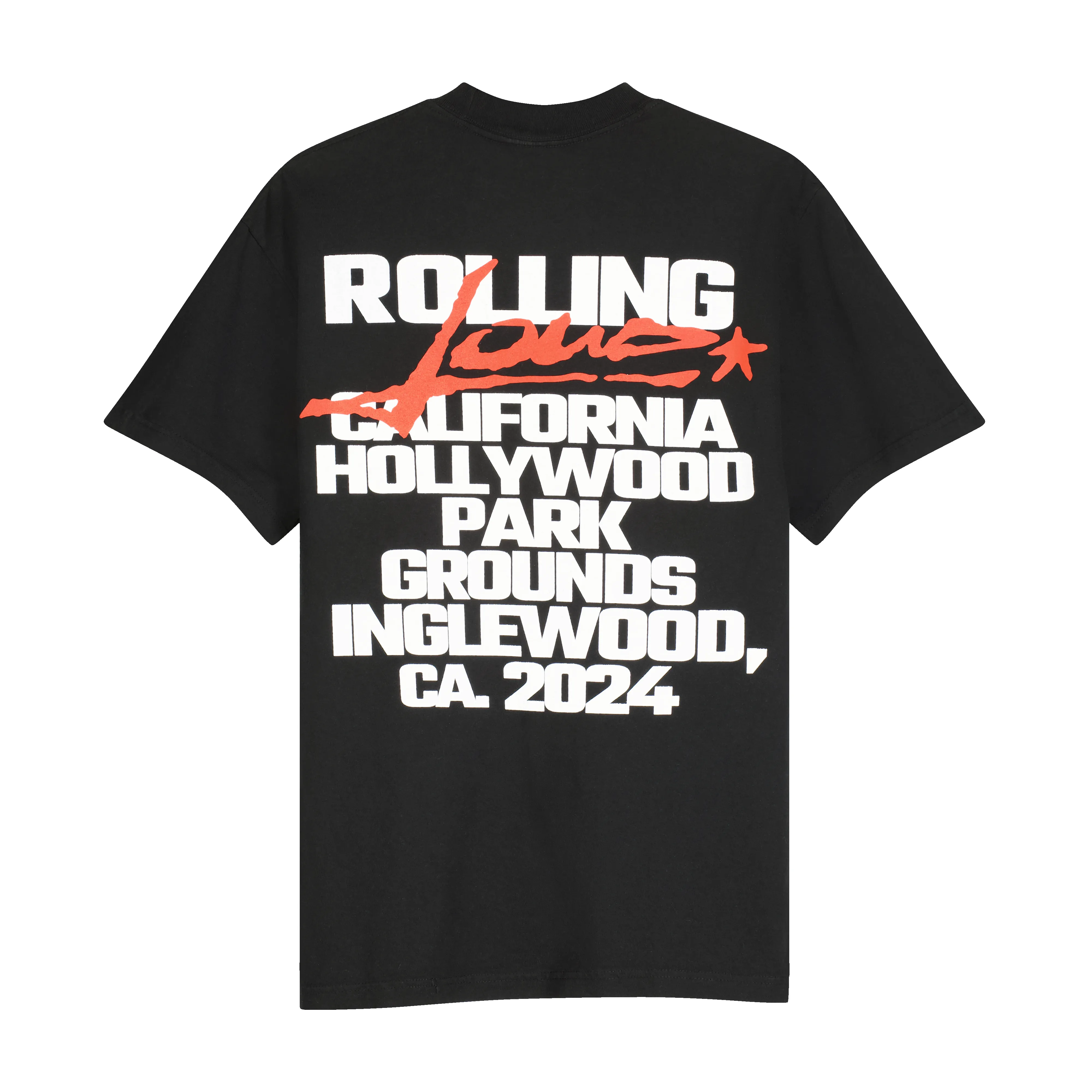 RL LA 24 Gargoyle Black Lineup Tee ( Web Exclusive ) sold by Rolling Loud Merch product image thumbnail 2