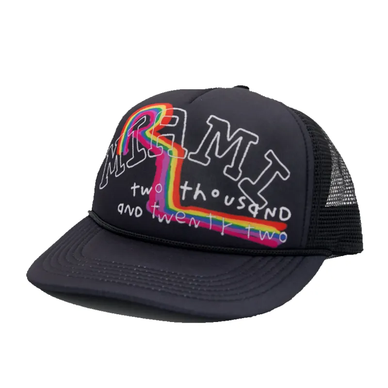 RL x B2SS Miami Slide Miami 22' Trucker Hat sold by Rolling Loud Merch