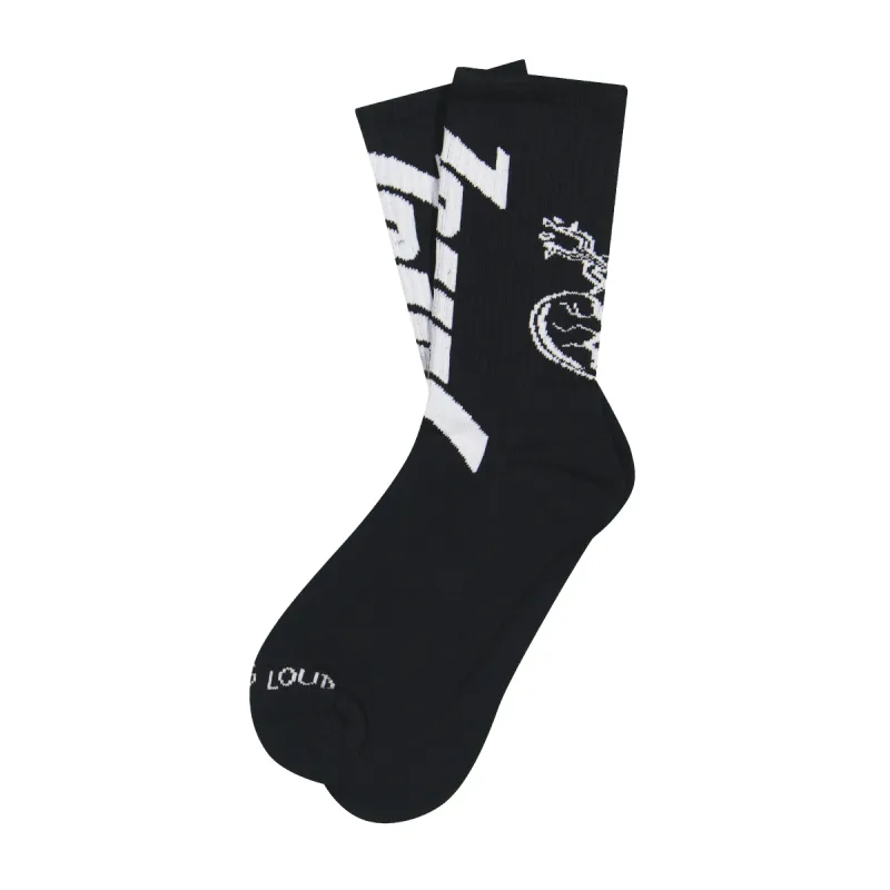 RL On Lock Black Socks sold by Rolling Loud Merch