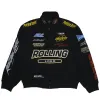 RL Super Moto Black Racing Jacket sold by Rolling Loud Merch