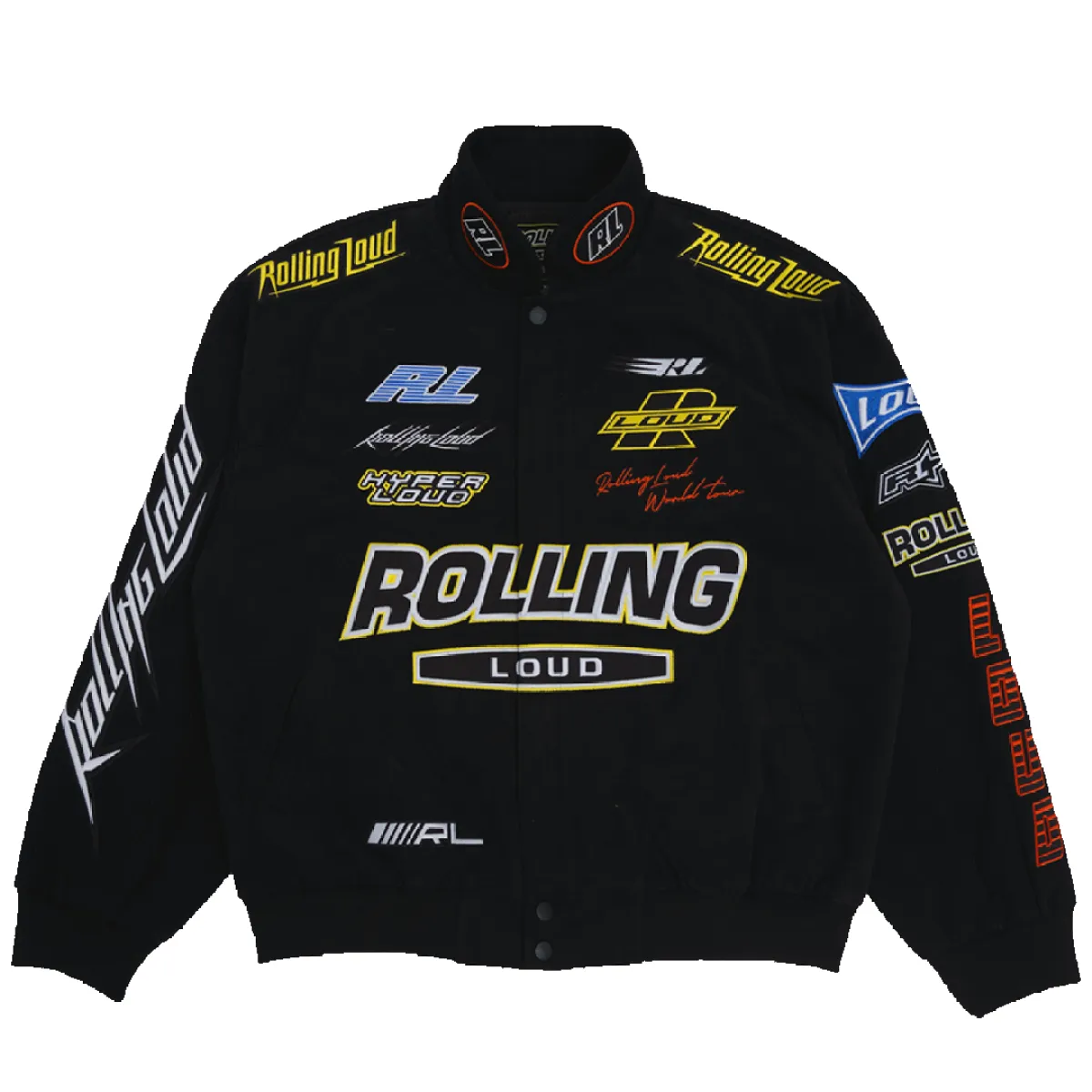 RL Super Moto Black Racing Jacket | Parallel