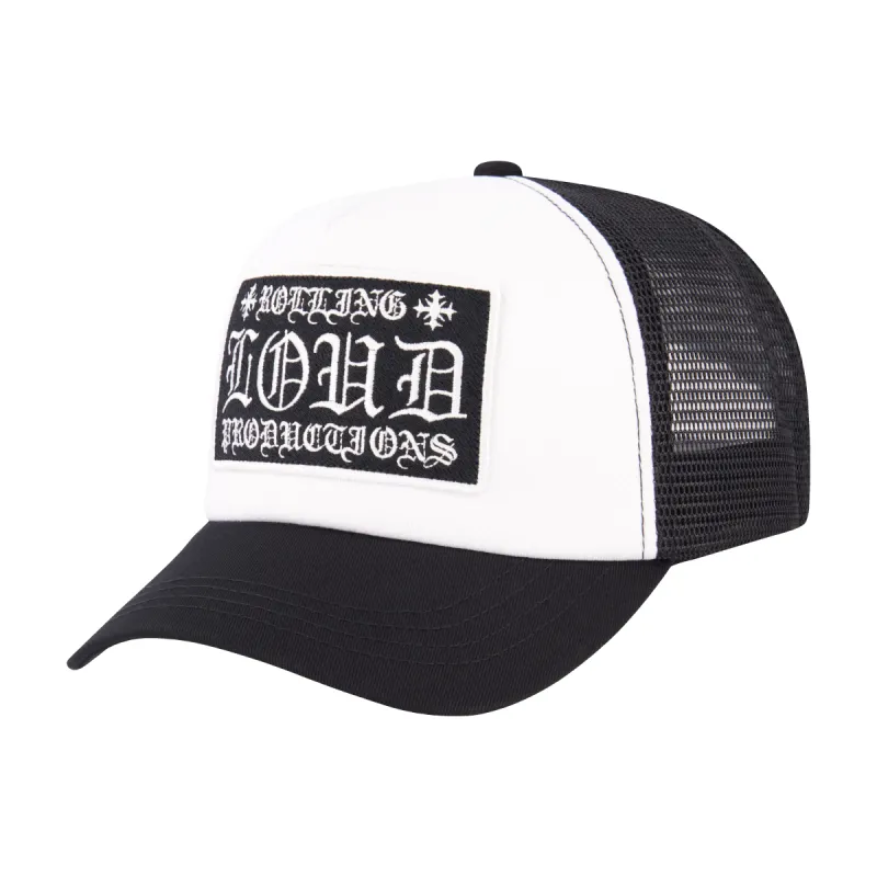 RL Loudhearts White Trucker sold by Rolling Loud Merch