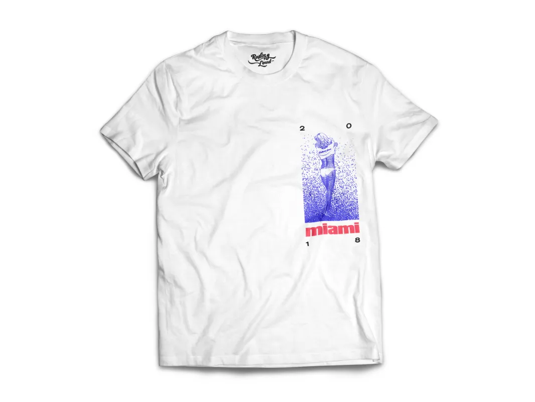 Rolling Loud Miami Woman White Tee sold by Rolling Loud Merch