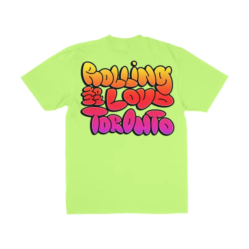RL Graffiti T Shirt Toronto 22' sold by Rolling Loud Merch