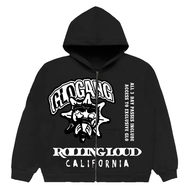 Glo Gang x Rolling Loud Heavyweight Hoodie sold by Rolling Loud Merch