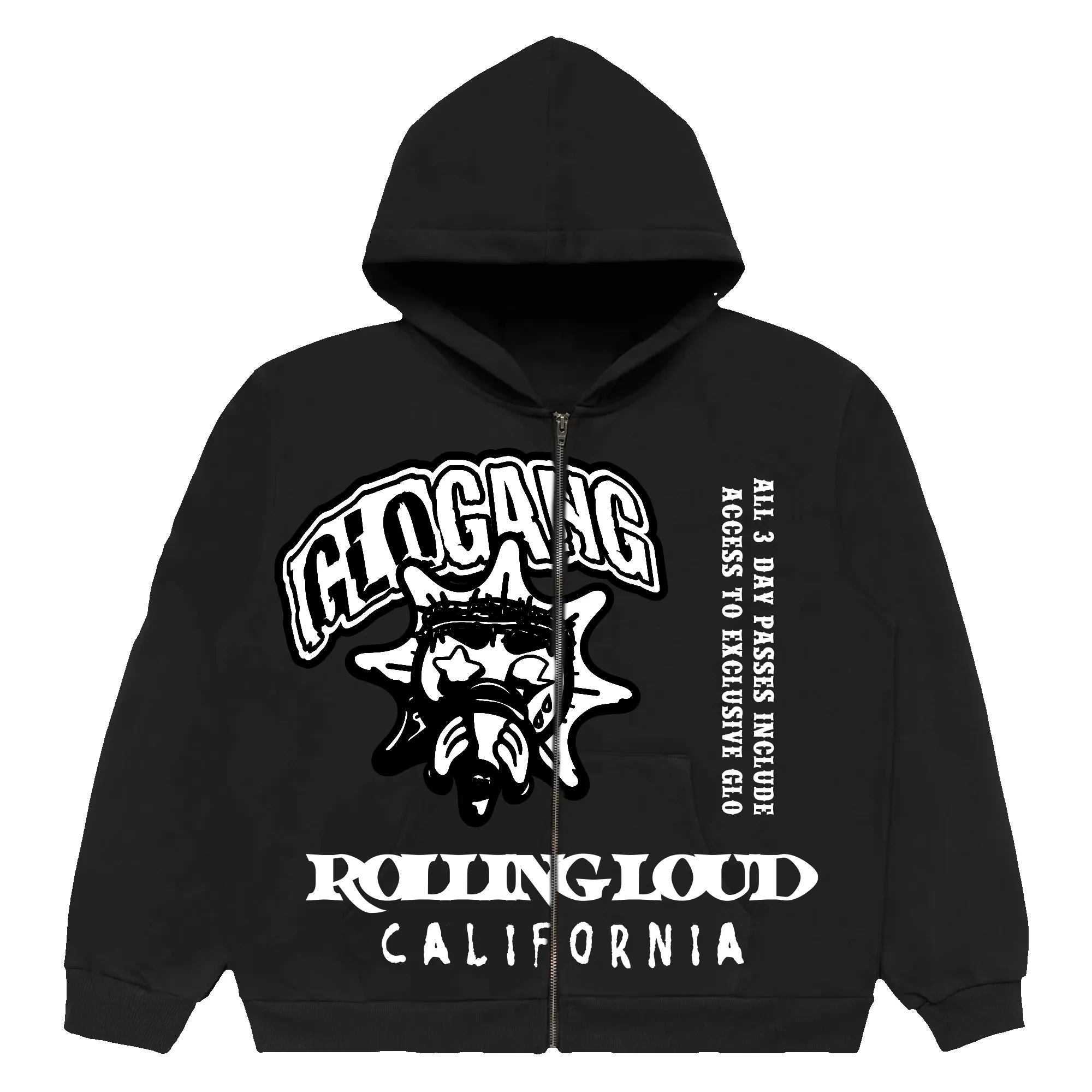 Glo Gang x Rolling Loud Heavyweight Hoodie sold by Rolling Loud Merch