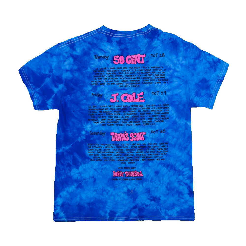 Stadium Tie Dye Tee NYC 2021 sold by Rolling Loud Merch product image thumbnail 5