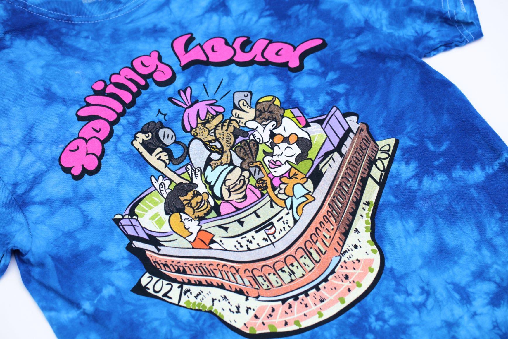 Stadium Tie Dye Tee NYC 2021 sold by Rolling Loud Merch product image thumbnail 2
