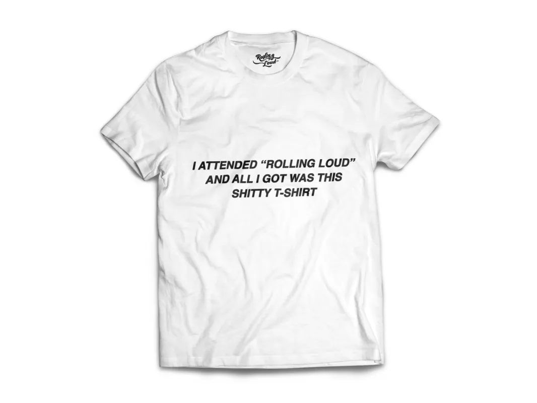 Rolling Loud Miami Censored Shitty Tee sold by Rolling Loud Merch