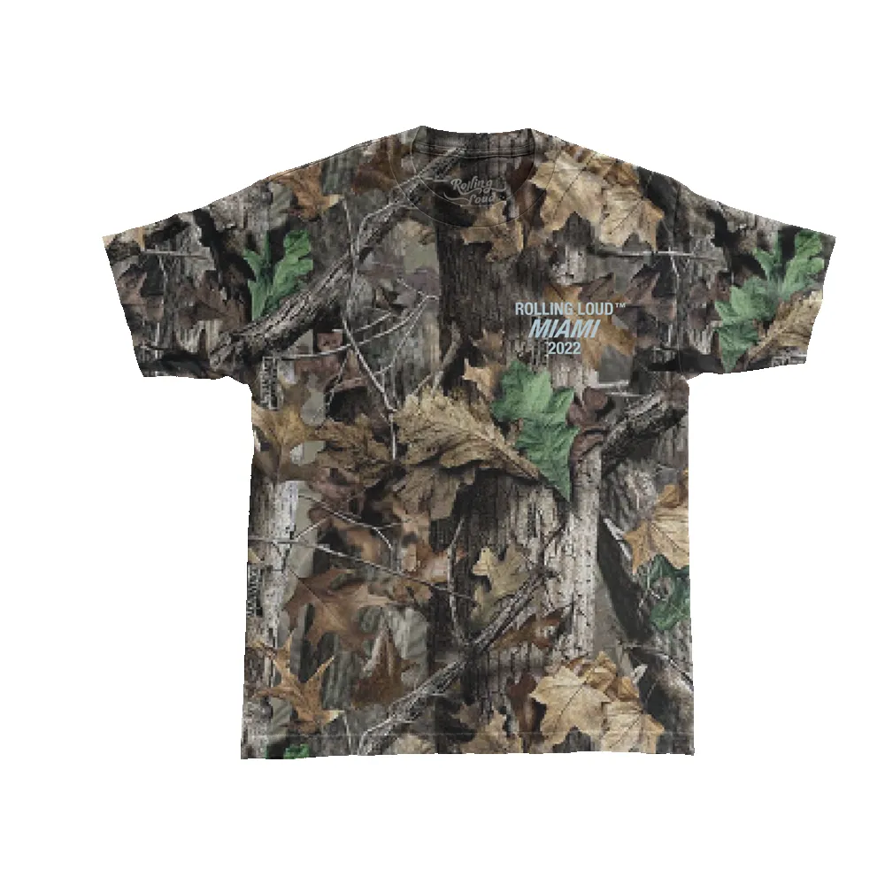 RL Buzz Saw Camo T Shirt Miami 22 sold by Rolling Loud Merch