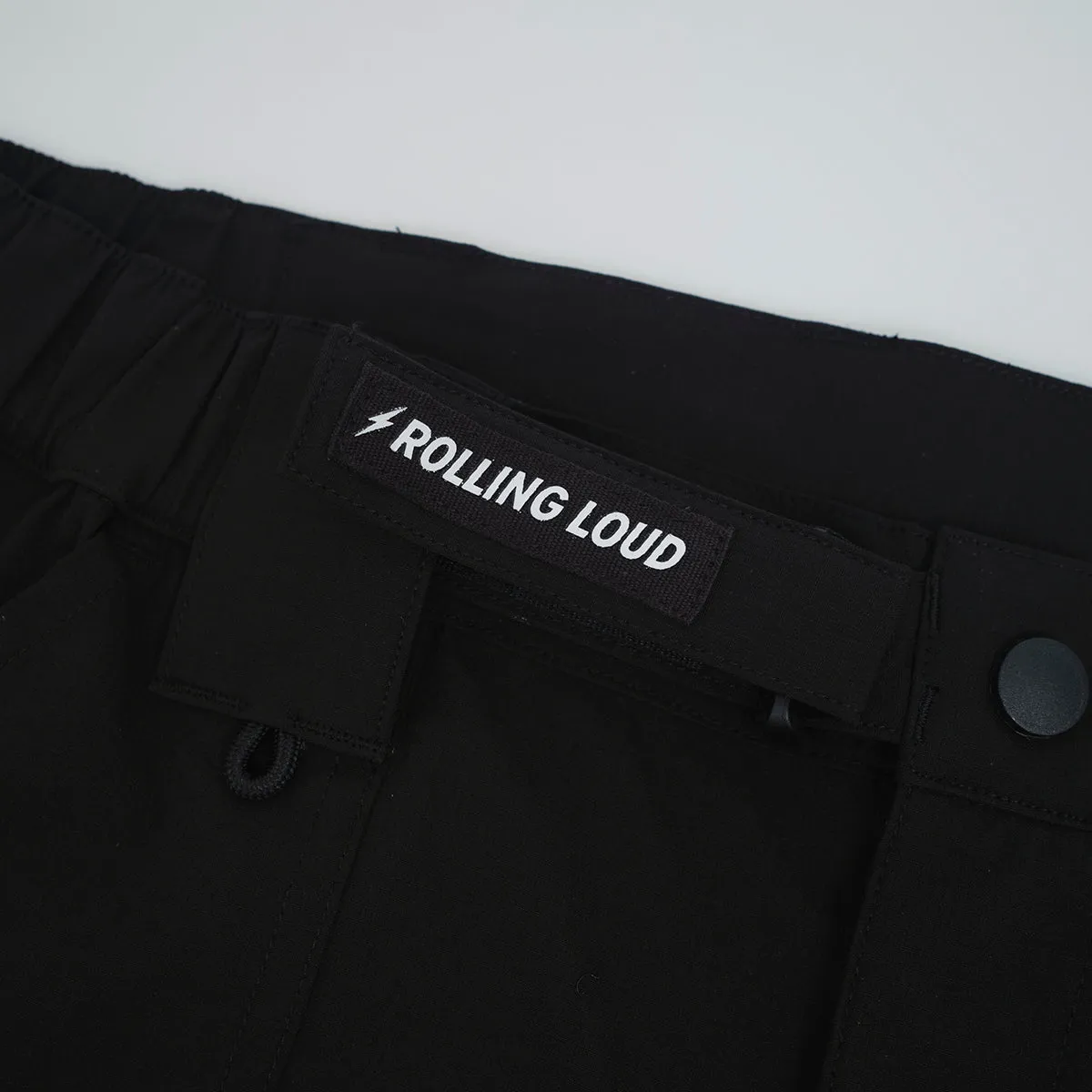 RL Black Mesh Shorts sold by Rolling Loud Merch product image thumbnail 4