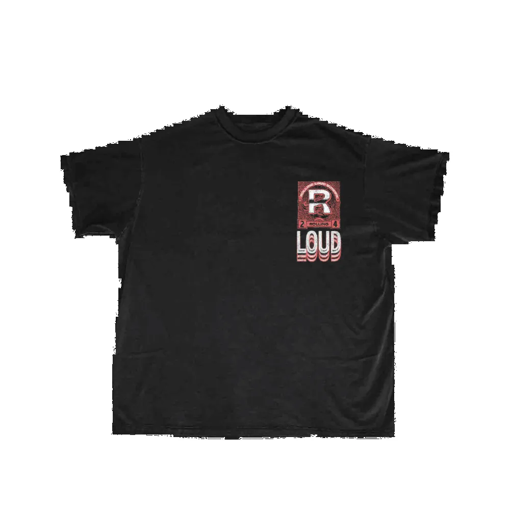 RL Vienna 24 Black Stamp Tee sold by Rolling Loud Merch