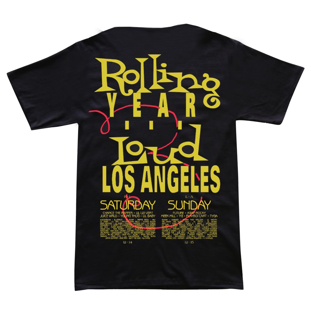 LA19 3333 Black Tee sold by Rolling Loud Merch product image thumbnail 2