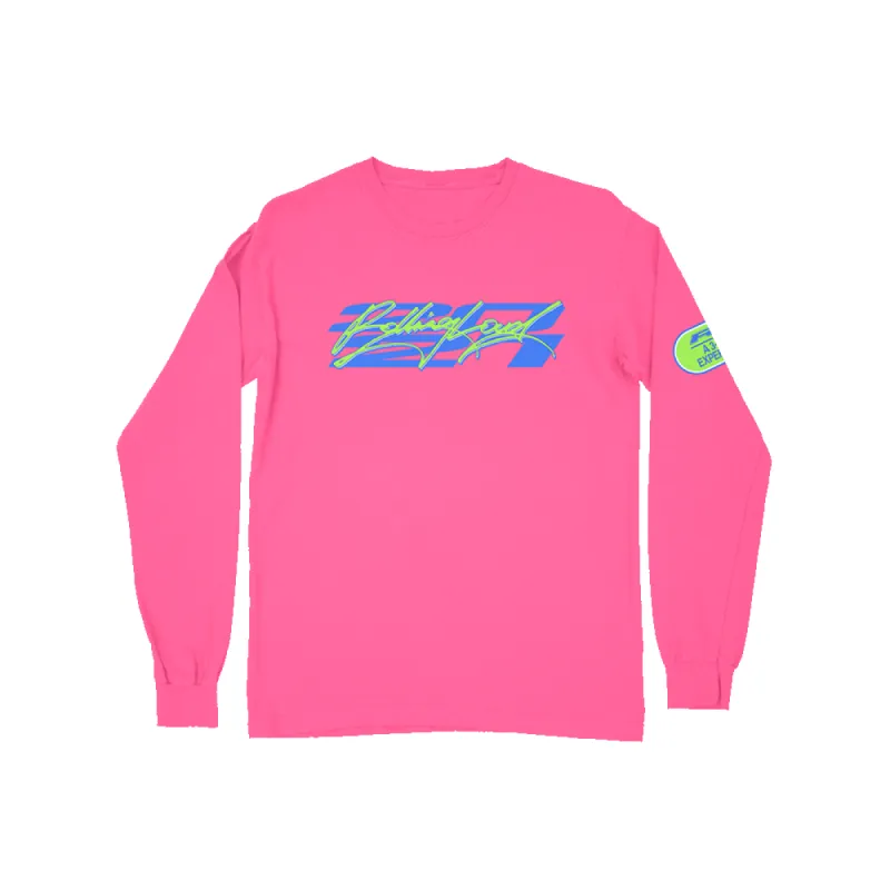 RL Line Up Tee Peony Long Sleeve  CALI 2021 sold by Rolling Loud Merch