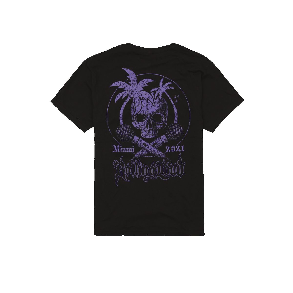 Miami 2021 MegaFest SS Tee sold by Rolling Loud Merch product image thumbnail 2