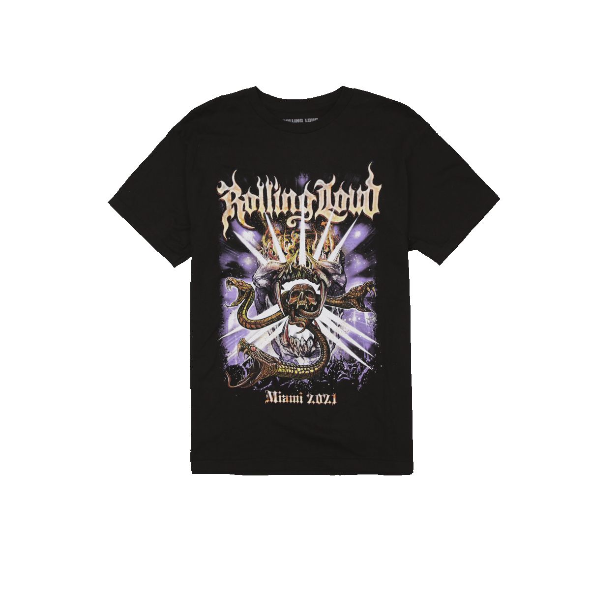 Miami 2021 MegaFest SS Tee sold by Rolling Loud Merch