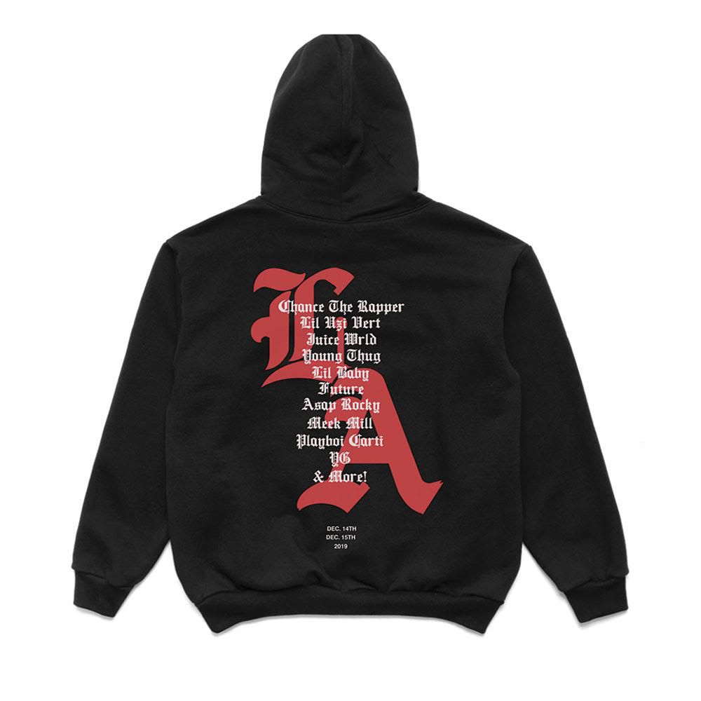LA19 OE RL Hooded Sweatshirt sold by Rolling Loud Merch