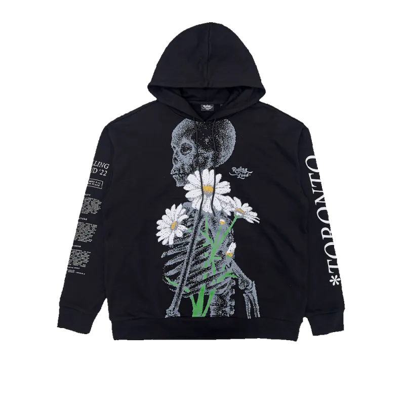 RL Pushing Daisies Hoodie Black Toronto 2022 sold by Rolling Loud Merch