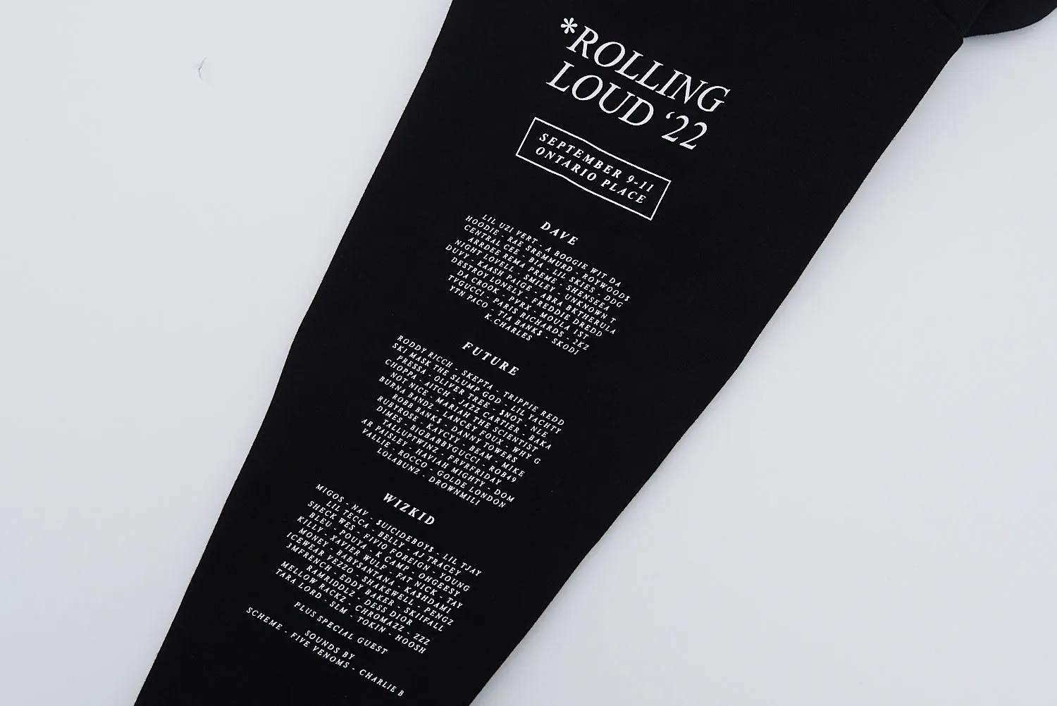 RL Pushing Daisies Hoodie Black Toronto 2022 sold by Rolling Loud Merch product image thumbnail 3