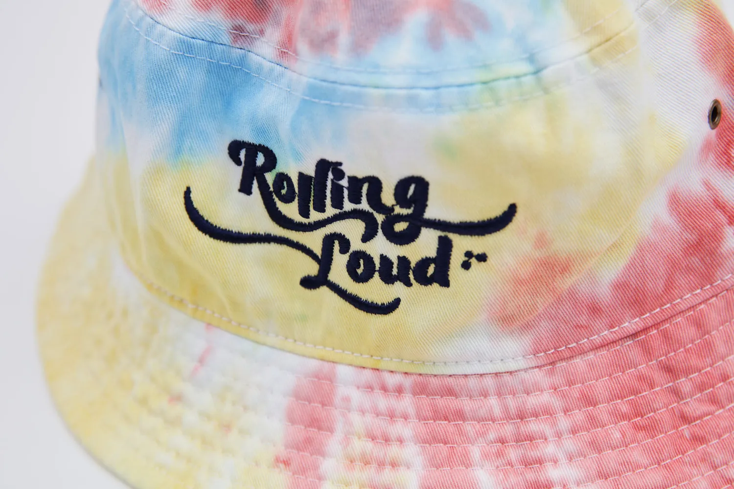 Rolling Loud Tie Dye Bucket Hat Rainbow sold by Rolling Loud Merch product image thumbnail 2