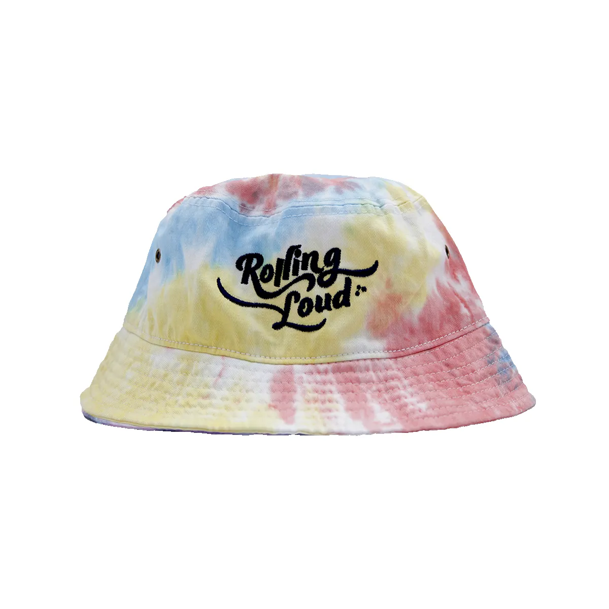 Rolling Loud Tie Dye Bucket Hat Rainbow sold by Rolling Loud Merch