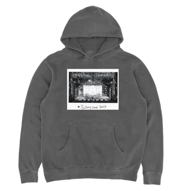 Defining Moments Washed Black Vintage Hoodie MIA17 sold by Rolling Loud Merch