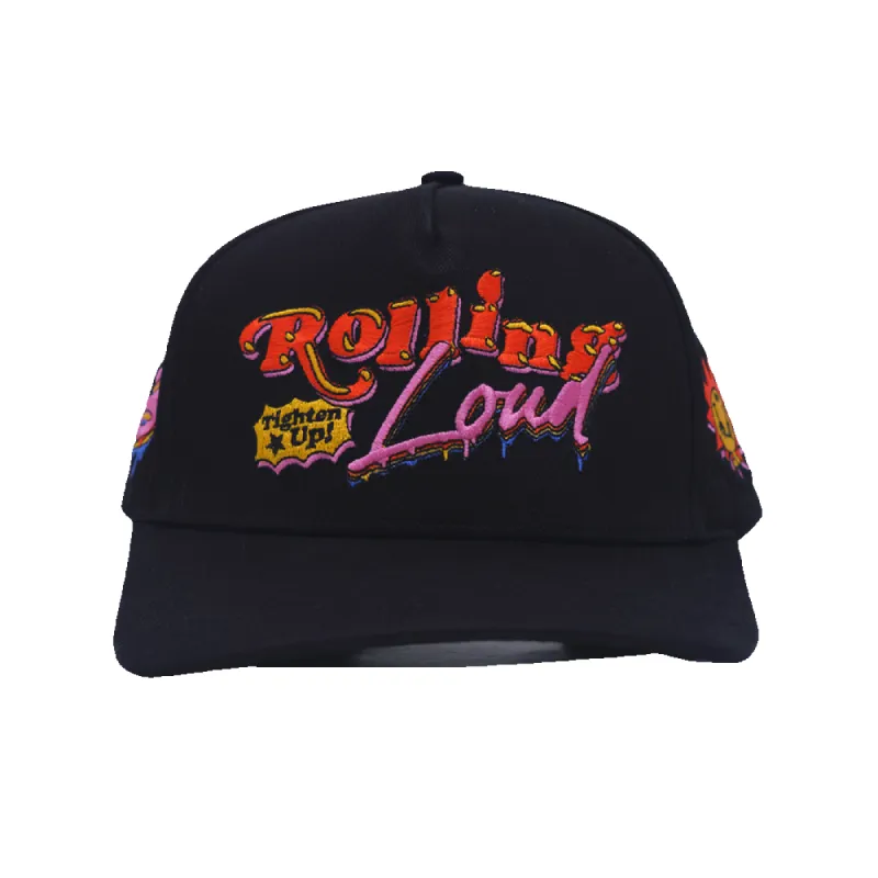 Exclusive Miami 23 Black Snapback Hat sold by Rolling Loud Merch