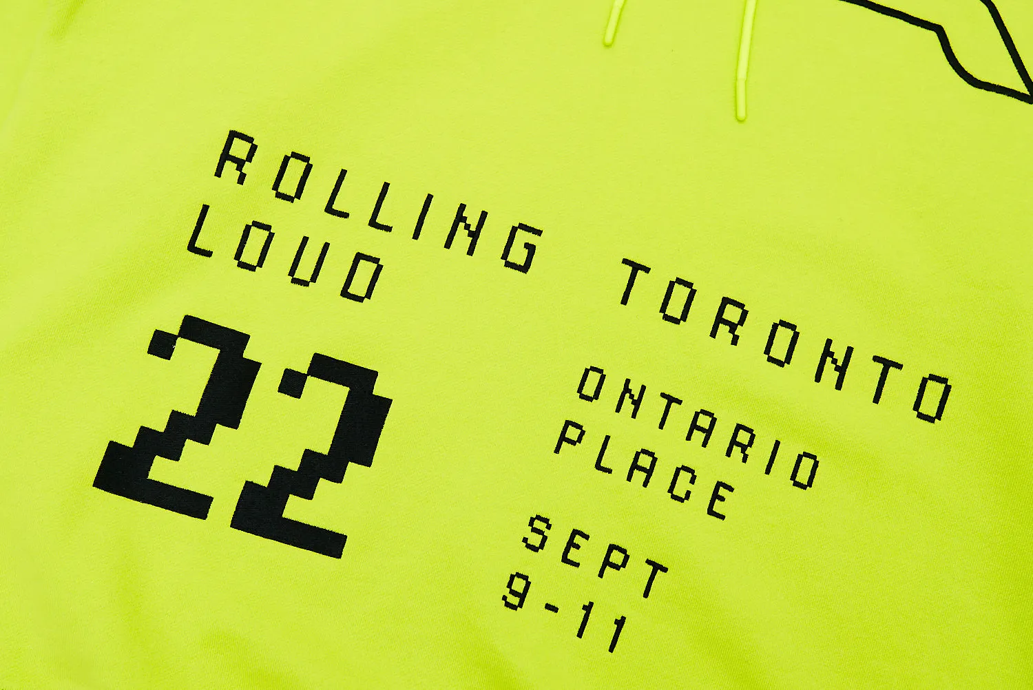 RL High Mighty Hooded Sweatshirt Toronto 2022 sold by Rolling Loud Merch product image thumbnail 3