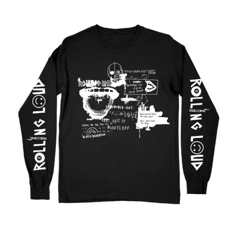 For Those Who Sin Long Sleeve Line Up Tee sold by Rolling Loud Merch