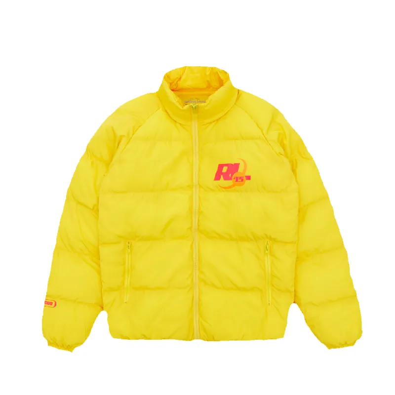 Loud Yellow Puffer Jacket sold by Rolling Loud Merch