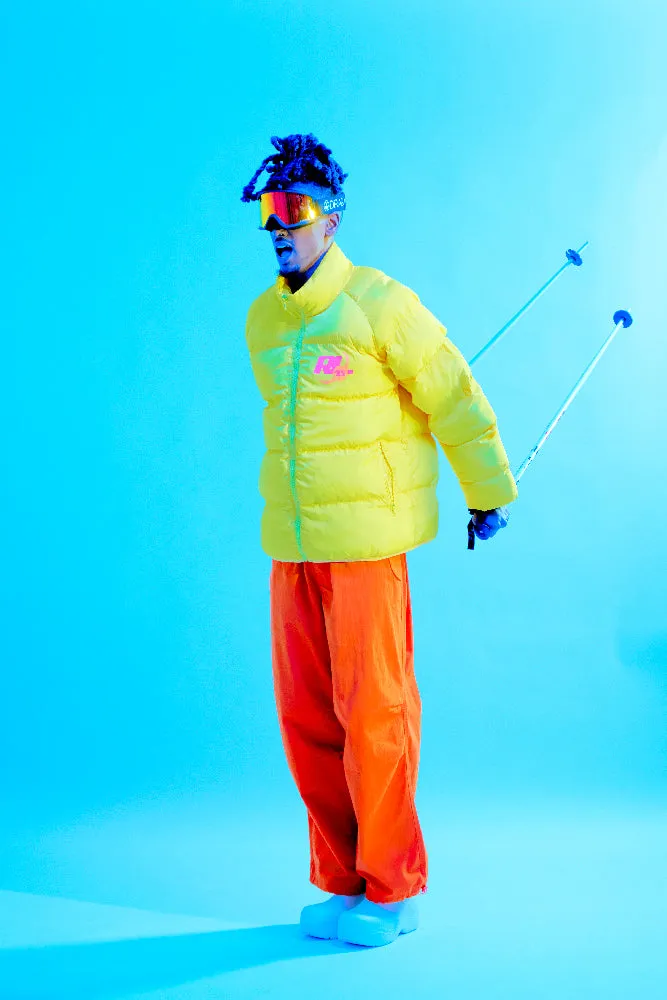 Loud Yellow Puffer Jacket sold by Rolling Loud Merch product image thumbnail 5