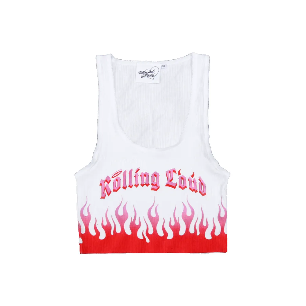 Womens Bunny Bae Bar Ribbed Tank Top sold by Rolling Loud Merch