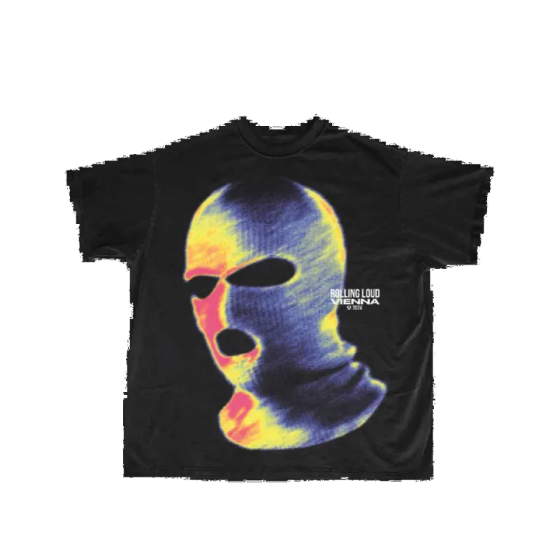 RL Vienna 24 Black No Face Tee sold by Rolling Loud Merch