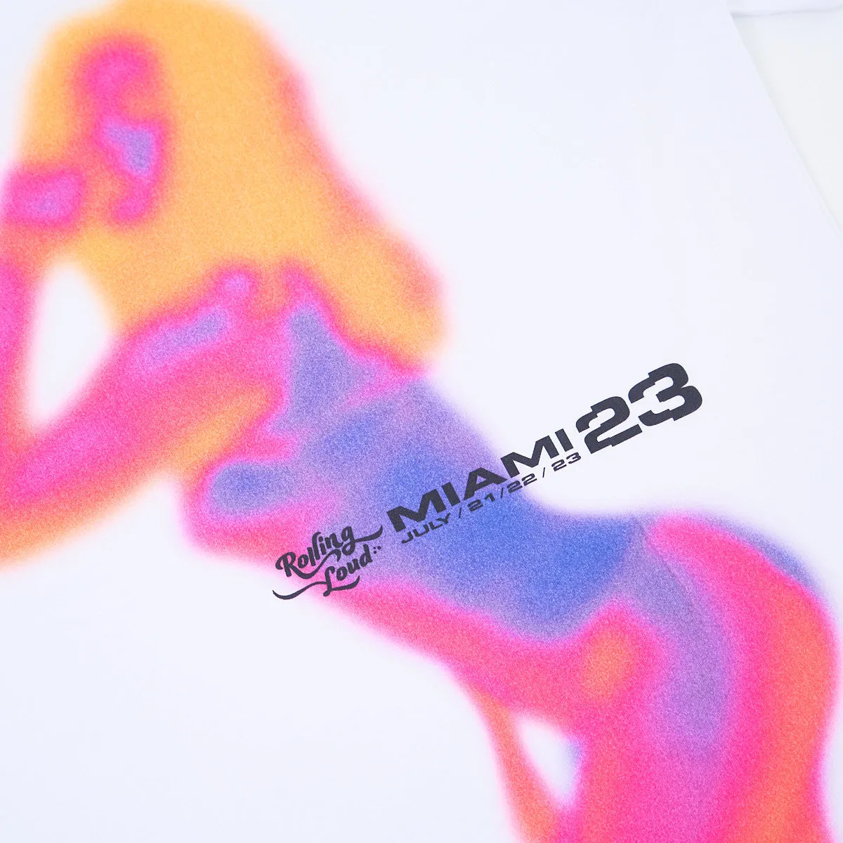 RL Miami 23 Ladies Night White Tee sold by Rolling Loud Merch product image thumbnail 2