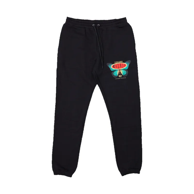 RL Butterfly Sweatpants Black sold by Rolling Loud Merch