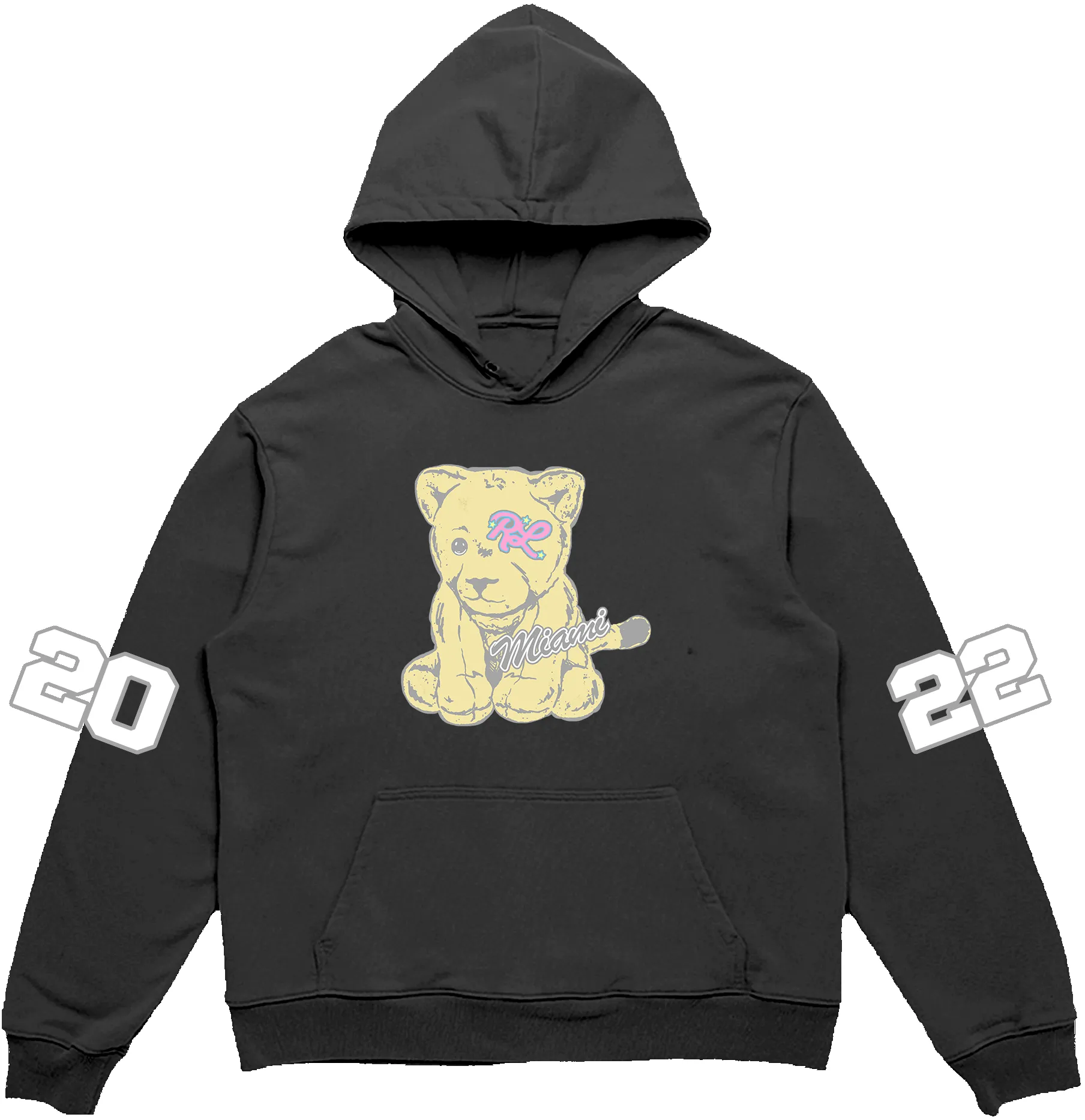 RL Panther Varsity Hoodie Black Miami 22' sold by Rolling Loud Merch