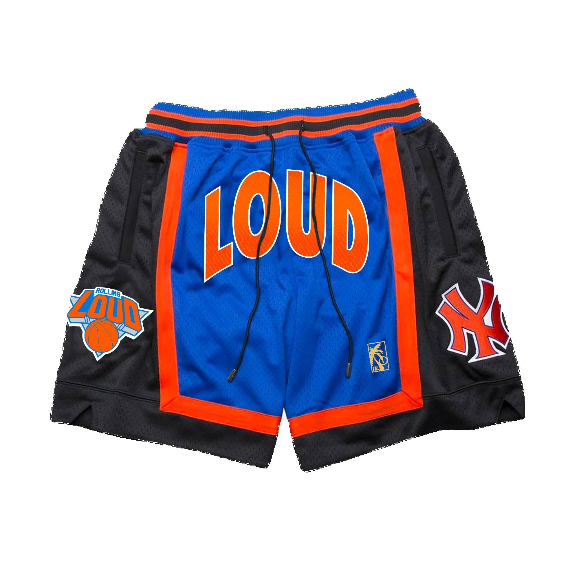 LOUD NYC Authentic Mesh On Court Shorts sold by Rolling Loud Merch
