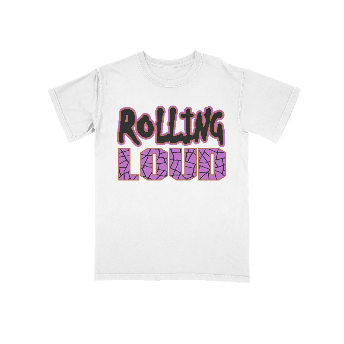Cracked Miami 21 Tee White sold by Rolling Loud Merch
