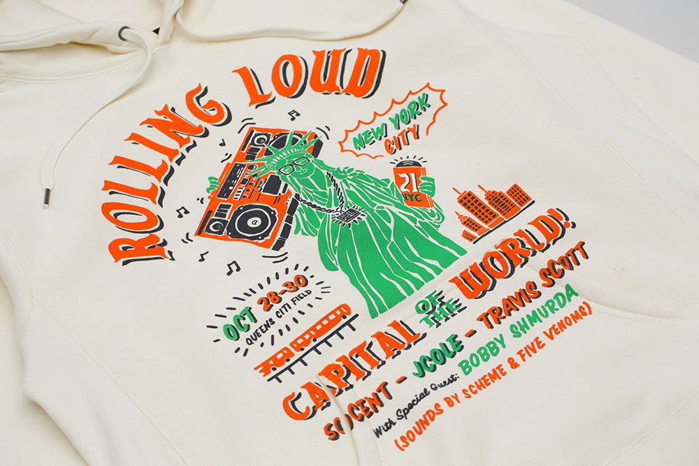 COTW Heavyweight Hooded Sweatshirt NYC 2021 sold by Rolling Loud Merch product image thumbnail 2