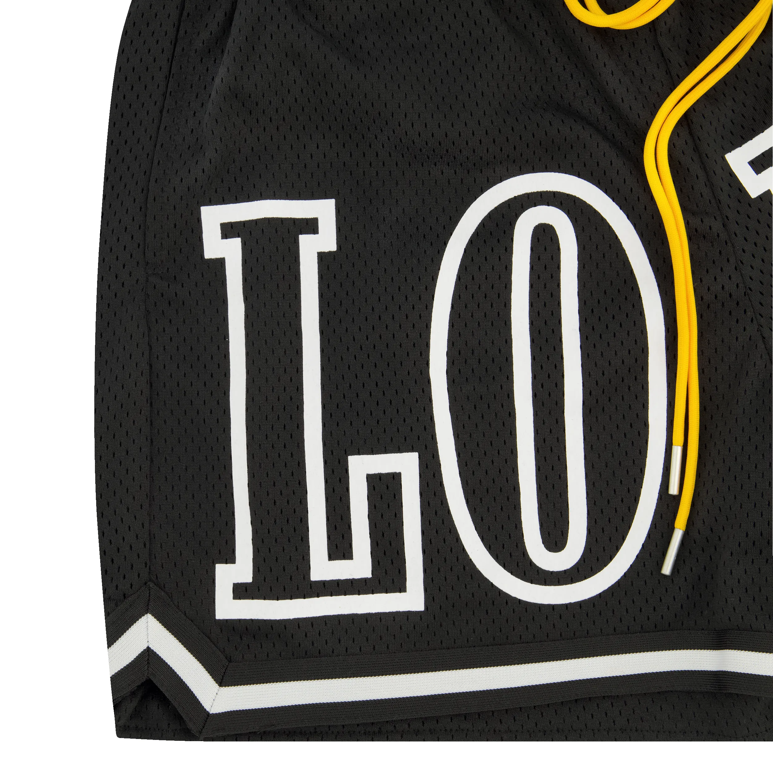 RL Loud Black Mesh Shorts sold by Rolling Loud Merch product image thumbnail 3