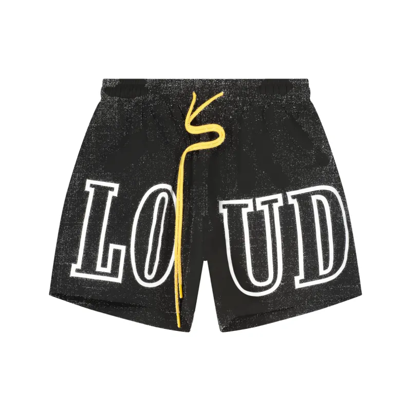 RL Loud Black Nylon Shorts sold by Rolling Loud Merch
