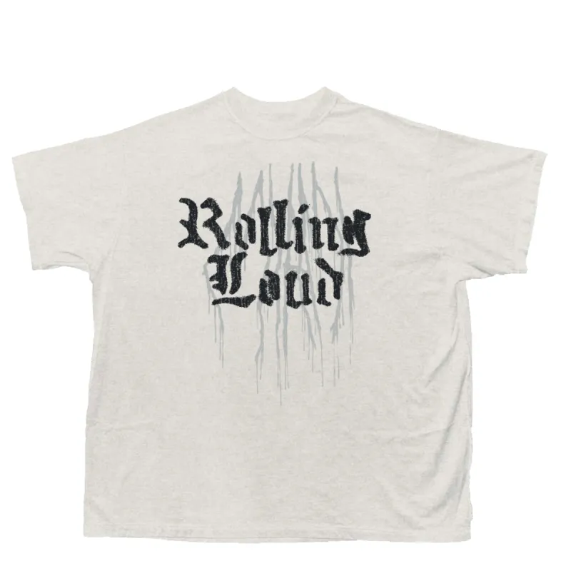 RL Miami 24 Pre-Sale Exclusive Loud Scratch Off White Tee sold by Rolling Loud Merch