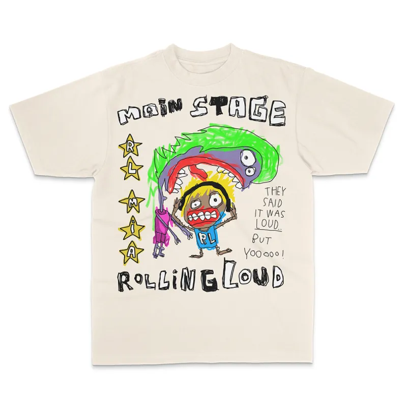 RL Miami 24 B2SS Main Stage Lineup Tee sold by Rolling Loud Merch