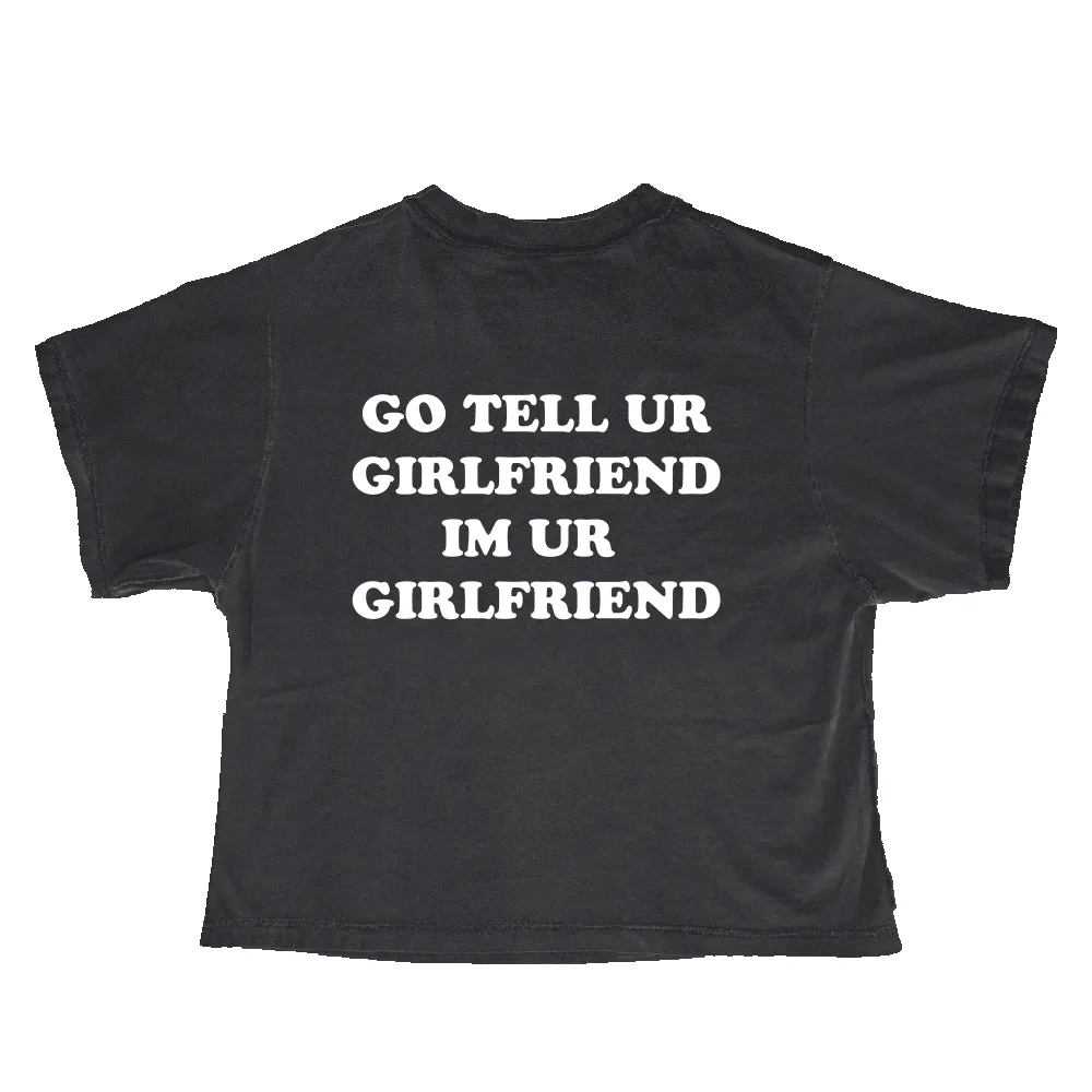 RL x Lay Bankz 777 Chain Black Crop Tee sold by Rolling Loud Merch product image thumbnail 2