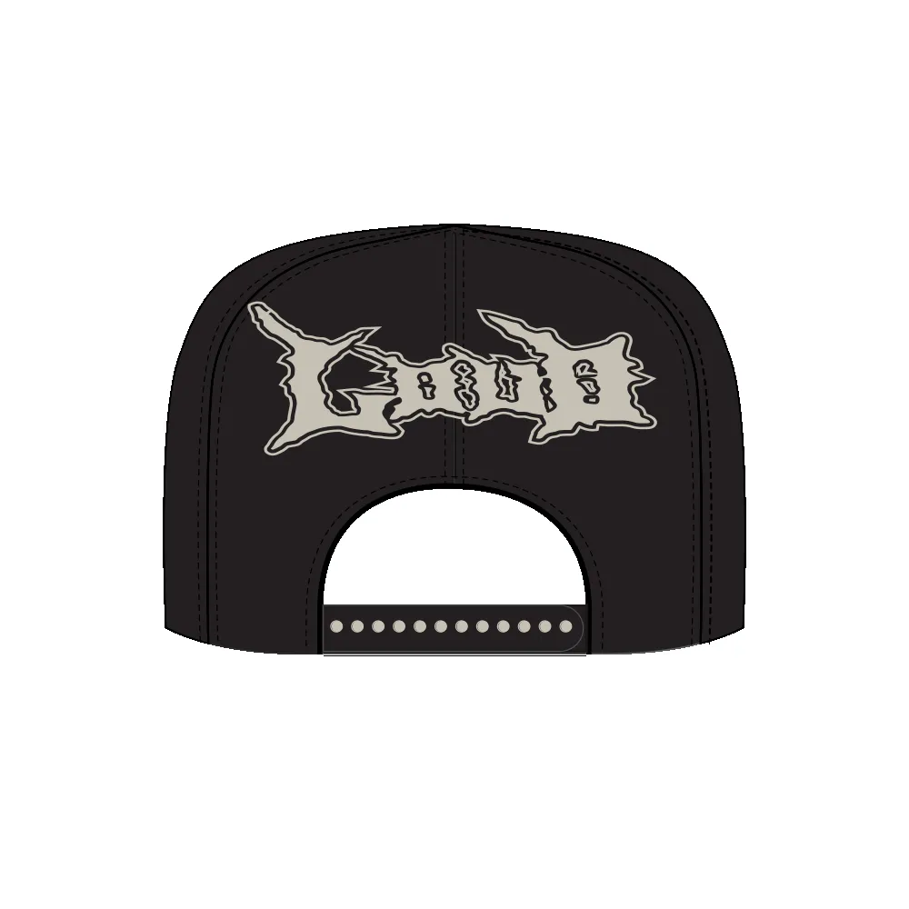 RL X SMTSG Miami 24 Black Distressed Hat sold by Rolling Loud Merch product image thumbnail 2