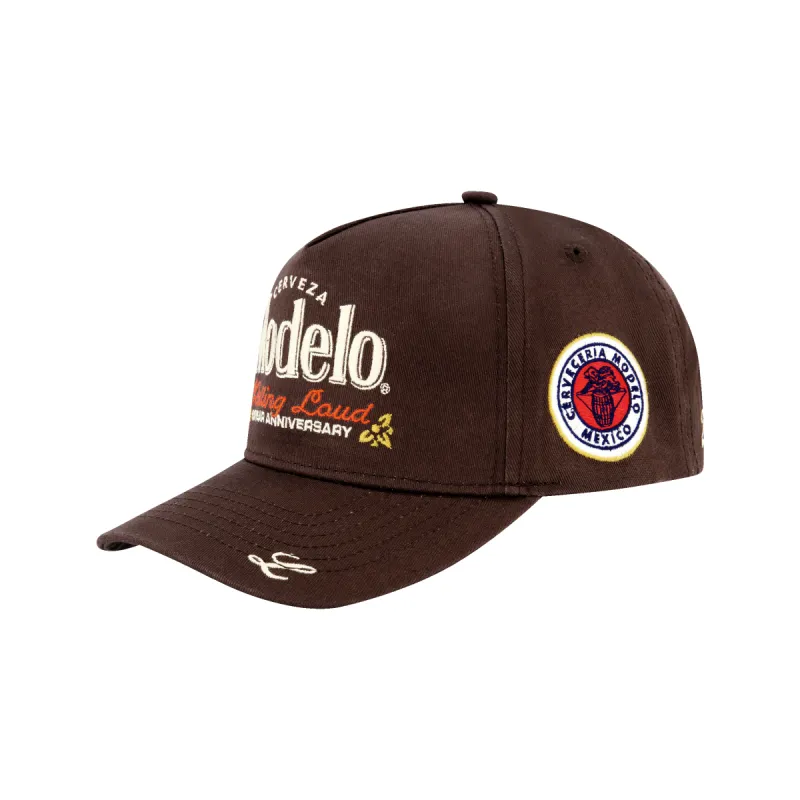 RL X Modelo 940 Brown Snapback sold by Rolling Loud Merch