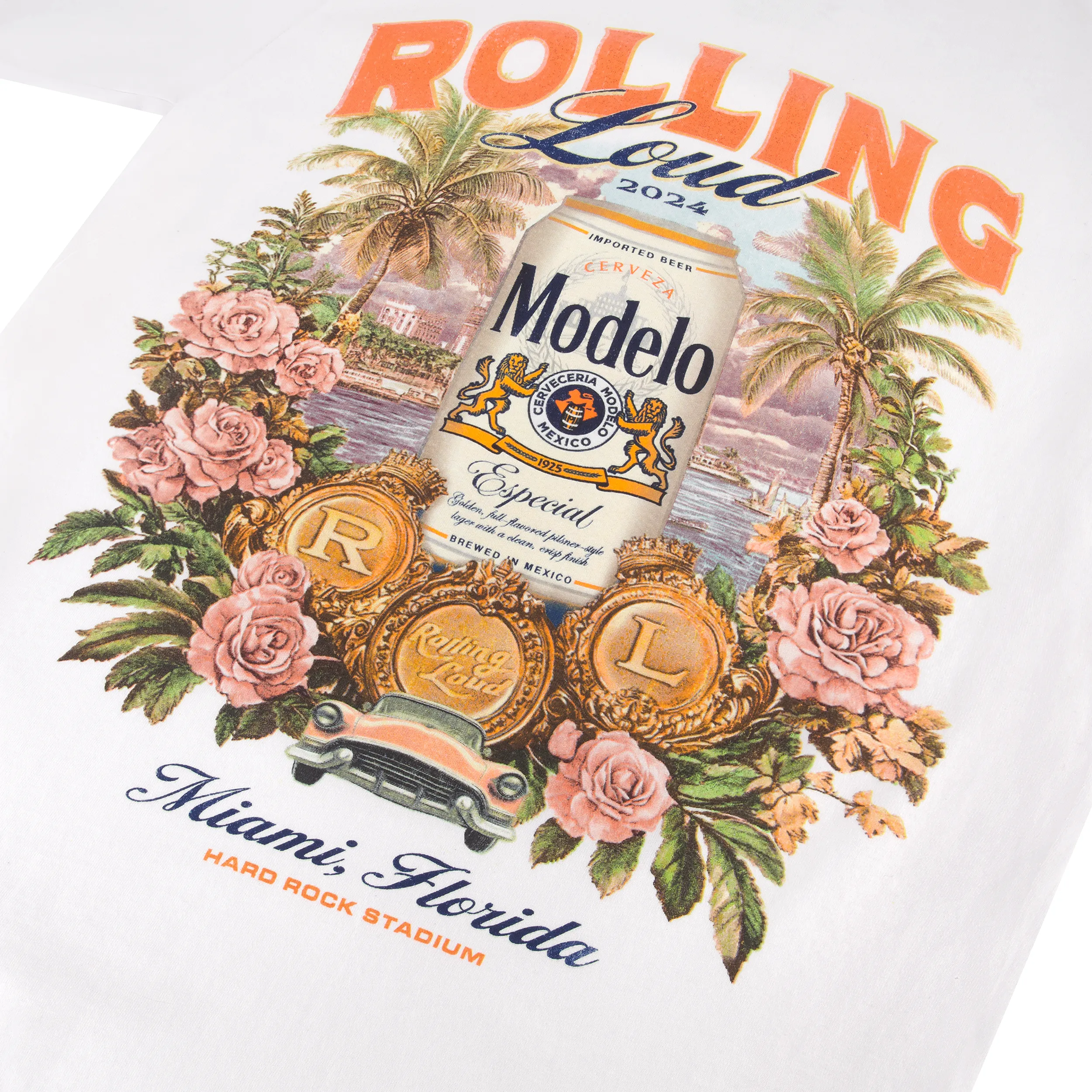 RL X Modelo Calle Soul White Tee sold by Rolling Loud Merch product image thumbnail 2